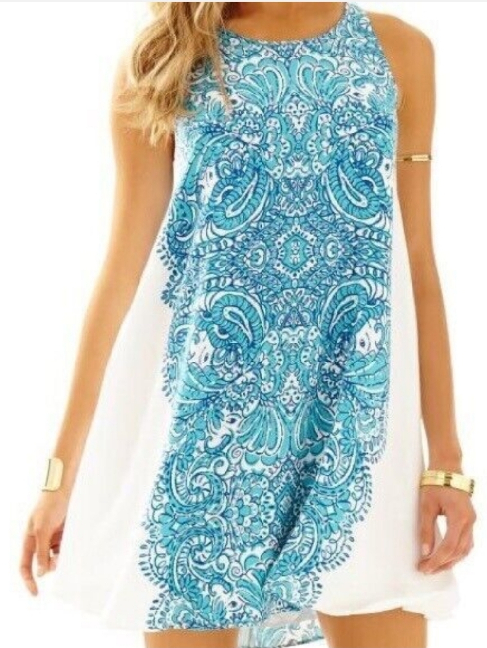 Lilly Pulitzer Wright Dress Tipsy Tusks Engineered Size XS